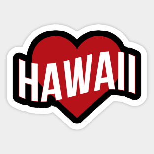 Hawaii Love Sticker